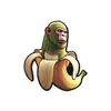 Broche de Desenho Animado de Figura de Palito Abstrata Excêntrica com Tema de Montanha e Mar Estrangeiros Banana Macaco Nike Tubarão Pin de Emblema de Metal