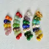 Contas de Vidro Feitas à Mão em Forma de Cabaça, Vaso com Contas, Acessórios Transparentes com Contas, Pulseira de Contas, Pingente, Artesanato em Vidro de Zibo, Vestuário
