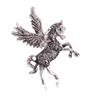 Broche de alas de Tianma con incrustaciones de diamantes para mujer, estilo europeo y americano, para ropa de pareja, con dibujos de animales y palabras.