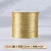Corda Trançada de Fio Dourado Macio 3/6/9/12 Fios Bordar Nº 72 Fio Jade Fio Dourado Artesanal DIY Corda de Mão Enrolada em Volta do Anel
