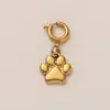 Colgante de Dibujos Animados de Animales 18K Básico para Bricolaje Acero Inoxidable Electroplateado al Vacío Color Dorado Cadena Ajustable de Conservación Color Europeo y Americano Accesorios