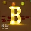 Ventas Directas de Fábrica Luz de Modelado de 26 Letras Inglesas Luz Decorativa para Boda, Propuesta, Confesión Luz Nocturna Forma de Letra Mediana