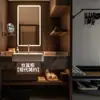 Mobiliario de hotel Atour 4.0, juego para habitación estándar, incluyendo un marco de cama y base de cama de estilo chino, madera maciza, moderno y minimalista, adecuado para casas de huéspedes