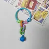Chaveiro Criativo de Sino DIY Corrente para Capa de Celular Boneco Pendurado Ornamentos Corrente Colorida Acessórios de Chaveiro Pingente de Bolsa
