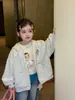 Ropa Infantil Weiniguo 2026 Otoño Nueva Ropa Infantil Niñas Chaqueta con Capucha de Lunares de Colores Dibujos Animados Abrigo de Otoño