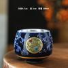 Taza de té de plata xyt, taza maestra de plata esterlina 999, taza de degustación de té individual, taza de té de kung fu, tazón de té, caja de regalo para el hogar de color esmaltado