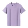 Camiseta Branca de Manga Curta para Mulheres, Corte Solto, Novo Estilo Verão 2025, Camiseta Básica Lisa, Top Manga Meia-Manga Feminino