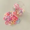 Elásticos de Cabelo Infantis de Alta Elasticidade Que Não Danificam o Cabelo, Acessórios de Cabelo Coloridos Tipo Toalha, Borrachinhas de Cabelo para Meninas, Cordas de Cabelo Trançadas, Argolas de Cabelo para Bebês