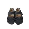 Zapatos de Niña Estilo Coreano Serie miu Zapatos de Princesa con Lazo Dulce Zapatos de Lana Elegantes para Primavera y Otoño Zapatos de Cuero Versátiles para Niños