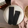 Meias Grossas Quentes de Inverno para Mulheres, Meias Slouch Macias e Elásticas com Listras Verticais, Efeito Emagrecedor, Meias Versáteis para Mulheres