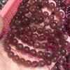 Pulsera de Cristal de Fresa Luz de Estrella Natural Rojo Sangre de Paloma Rojo Semilla de Fresa Joyería de Cristal Hecho a Mano Producto Terminado Envío Gratis