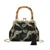 Bolso Bordado de Concha Nuevo 2026 para Mujer, Bolso de Hombro Único Cruzado, Estilo Nacional, Nuevo Estilo Chino, Bolsos Transfronterizos