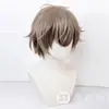 Santo Nai Alban Knox Vtube Ídolo Virtual Peruca de Cosplay Estilo Degradê Peso: Cabelo Curto 180g