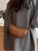 Bolsa pequena estilo vintage para mulheres, novo design de alta costura, bolsa croissant moderna e super popular, bolsa de bolinho, bolsa de ombro e transversal