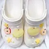 Accesorios para Zapatos de Madera de Gama Alta Transfronterizos Hebillas Decorativas para Zapatos Correas de Flores Cadena de Perlas DIY Flores Desmontables Tridimensionales para Zapatos