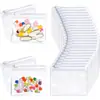 Bolsas con Cremallera de Eva en Stock, Bolsitas Frosted Semitransparentes para Pastillas, Bolsitas para Joyería, Bolsas Autosellables, Bolsas de Empaque de Plástico
