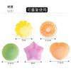 Molde de silicona para pastel forma de corazón estrella flor redondo dona taza giratoria para pastel molde para hornear pastel de arroz
