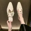 Mules cerrados de nuevo estilo para mujer 2026, de suela plana, sin talón, zapatos casuales, mocasines ligeros para deslizar, zapatos de punta redonda