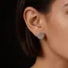Pendientes de Hilo Espiral Europeos y Americanos Estilo Pequeño y Fresco Versátiles Simples Pendientes Lujo Ligero Sensación de Alta Gama Adornos para Orejas Accesorios para Mujer Venta al por Mayor