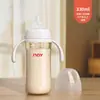 Biberón Anticolico para Recién Nacidos de PPSU, Resistente a Caídas con Asa, Multicapacidad para Leche y Agua, Vasito con Popote, Personalizable