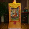 Buda Sakyamuni Buda Buda Buda Buda de la Medicina Buda de Cuatro Brazos Guanyin Dios Amarillo de la Riqueza Madre Verde Thangka Pintura Colgante 120cm