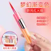 Encendedor Metálico a Prueba de Viento Color Gradiente Cilíndrico Popular en Tiktok Llama Roja Regalo Creativo con Patrón Impreso Venta al por Mayor