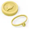 Nuevo Juego de Tapa de Silicona para Taza y Anillo para Cuchara, Tapa para Frasco Mason, Tapa de Silicona a Prueba de Polvo, Silicona de Grado Alimenticio a Prueba de Fugas