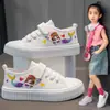 Zapatos de Lona para Niños 2026 Nuevo Estilo Primavera y Otoño Zapatos para Niñas para Primaria y Estudiantes Mayores, Tenis Casuales Blancos con Suelas Suaves