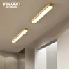 Luz de Pasillo Color Madera de Fresno, Luz Moderna Simple para Pasillo Largo, Luz de Entrada de Madera Maciza, Lámpara de Techo Estilo Chino