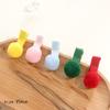 Pinza para el pelo de bola de pelo nueva de fábrica directa transfronteriza, pinza de pico de pato linda de bola de pelo, accesorios para el pelo, accesorios de ropa