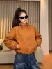 Moda Estilo Coreano Chaqueta Corta con Cordón Cuello Alto para Mujer Otoño Nueva Llegada 2026 Casual Versátil Adelgazante Hermosa Chaqueta Top
