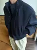 Ropa exterior corta para niños, Chaqueta ejecutiva versátil de cuello alto para otoño e invierno, Top Handsome de alta gama estilo coreano para hombre, Tendencia de primavera