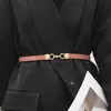 Fivela de gancho de metal ajustável cinto fino feminino acessório decorativo para vestido suéter corrente de cintura feminina atacado