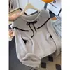 Suéter Súper Elegante y Hermoso con Cuello de Muñeca para Mujer, Nuevo Estilo Primavera Temprana 2026, Ropa de Punto Tallas Grandes para Mujeres Curvilíneas, Top Suave y Acogedor