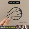 Elegante Pasador de Perlas Peine en Forma de U Pasador de Pelo Fijo para Moño Nuevo Estilo Chino Pasador Elegante Accesorios para el Cabello