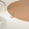 Pendientes de la Serie de Perlas de Agua Dulce Genuinas, Pendientes con Pasador de Plata S925, Juego de Collar, Perlas de Agua Dulce Naturales