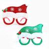 Nuevas gafas de decoración navideña, decoraciones navideñas, decoración de fiesta de comercio exterior, decoración divertida, suministros navideños, ojos navideños