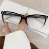 Montura de gafas 7013TR90 cara redonda pequeña montura pequeña retro literario lata de té se puede equipar con montura para gafas de miopía lente plana coreana