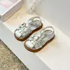 Sandalias Cerradas para Niña, Nuevo Estilo de Verano, Sandalias de Princesa para Bebé, Lazo de Moda, Zapatos Cómodos de Suela Suave para Niños Pequeños, Modernas