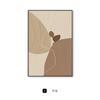 Plain Cream Style Sala de estar Textura Abstrata Pintura de Piso Sentido Avançado Sofá Fundo Parede Alpendre Pintura Decorativa