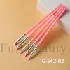 Set de 5 Plumas de Presión para Manicura de Hombre Transfronterizo Pluma de Presión de Silicona Pluma de Puntos Rosa Blanco Herramienta para Uñas