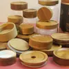 Frasco de Almacenamiento Tapa de Madera de Acacia Botella de Vidrio Tapa de Madera Anillo de Silicona Sellador Tapa de Madera de Bambú Tapa de Madera de Bambú Personalizada Tapa de Botella para Artículos Varios