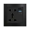 Comercio Exterior Hong Kong, Macao, Europeo, Americano, Estándar Británico 13A Múltiple de Cinco Agujeros Estándar Alemán Tailandés USB Carga Rápida Enchufe Lámpara Interruptor Enchufe