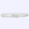 Cinturón de Perlas y Pedrería para Mujer Estilo Coreano Vestido de Moda Suéter Cadena para la Cintura Decorativo Cinturón Flojo Dulce Cubre Cintura
