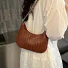 Nueva Tendencia de Moda Estilo Perezoso Bolso Tote de un Solo Hombro para Mujer Elegante Simple Versátil Transfronterizo Gran Capacidad Bolso Tejido