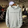Sudadera con capucha de forro polar para hombre 2025 Marca de moda Comercio exterior Aliexpress Amazon Transfronteriza Sudadera con capucha estampada de forro polar