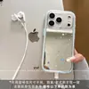 Adequado para capa de celular Apple 17 Pro Max iPhone 16, anti-queda, popular entre influenciadoras femininas, modelo novo com pequenas estrelas em inglês