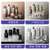 Frasco de vidro para cosméticos de alto valor, frasco branco fosco para sérum, conjunto, fábrica de origem, materiais de embalagem personalizados para skincare