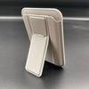 Adecuado para teléfono móvil Apple 16, soporte para tarjetas magnéticas Magsafe, soporte para tarjetas de cuero, soporte con bisagra plegable, soporte para tarjetas magnéticas resistentes.