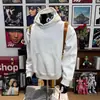 Sudadera con capucha de marca moderna para hombre, forro polar de 350 g, para Otoño e Invierno 2025, color liso, corte holgado, chaqueta gruesa extragrande, transfronteriza